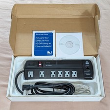 DIRECTV HD DVR POWER STRIP SURGE PROTECTOR w/ TURBO ETHERNET ADAPTER HPTURBO1