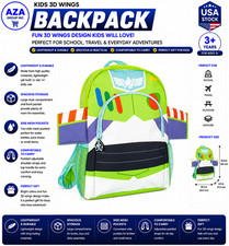 Disney Kids Toy Story Backpack Buzz Lightyear One Size Green Size,