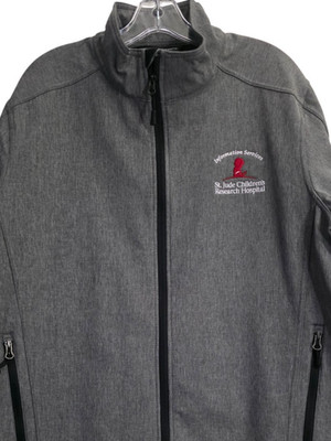 St Jude Childrens Research Hospital Embroidered Jacket Mens Large Gray J317