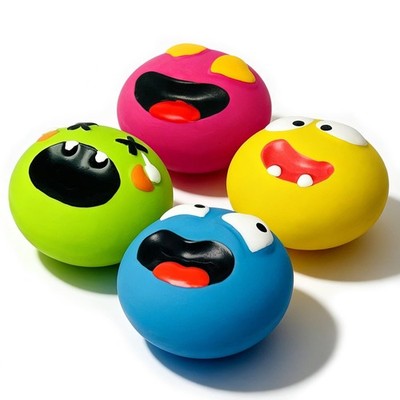 Dog Squeaky Toys for Small Dogs - Assorted Latex Rubber Puppy Squeaky Dog Bal...