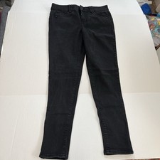 Democracy Ab solution size 8 black denim Skinny jeans Wide elastic waist band