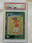 2024 Panini Donruss Optic - Rated Rookie Bo Nix #209 Green Velocity Prizm (RC)