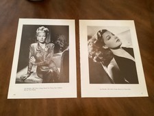 Ann Sheridan zestaw rzadkich wycinanek