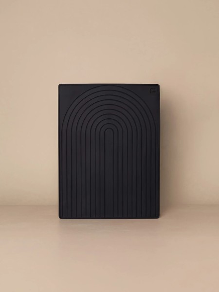 nordesign Abtropfmatte 30X40Cm Schwarz Silikon Bpa-Frei HitzebestäNdig-image