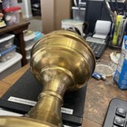Antique Ornate Miniature 10’5 Inch Brass Oil Lamp NO LAMP SHADE — photo 5