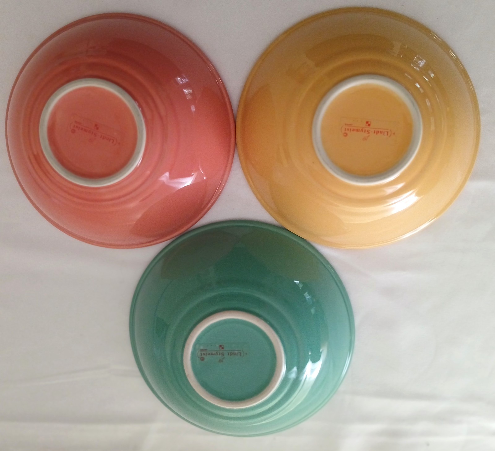 3 Japan Lindt Stymeist Colorways Cereal Bowls 6 ½” Set of Three
