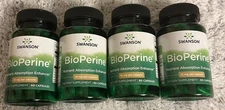 240 Caps Swanson BioPerine 10 mg (95% Piperine) Nutrient Absorption Enhancer