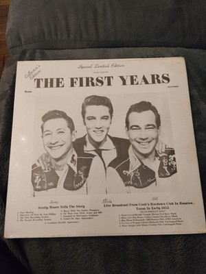 Elvis Presley The First Years LP HALW00001 SEALED Rare Live 1955 Scotty Moore