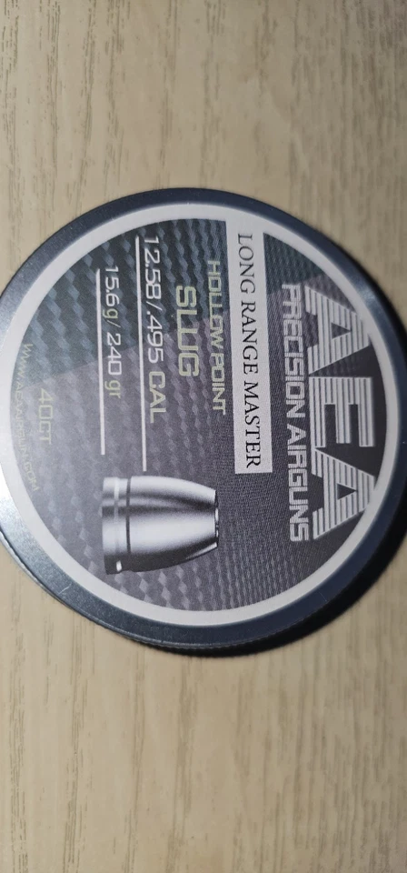 AEA Long Range Master HP Slug 12,58 mm (.495) | 240 gr für Megalodon 