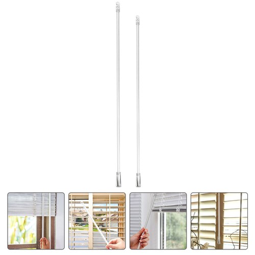 2 Pcs Curtain Accessories Window Blind Tilt Wand Vertical Control Replacement - 第 7/12 張圖片