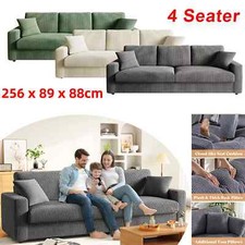 4-Sitzer-Sofa Wohnzimmer Corduroy Sofa Relaxsofa Sofas & Couch Sofa Loungesofa