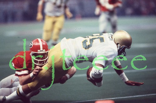 1981 SUGAR BOWL Scott Woerner GEORGIA BULLDOGS - 35mm Football Slide