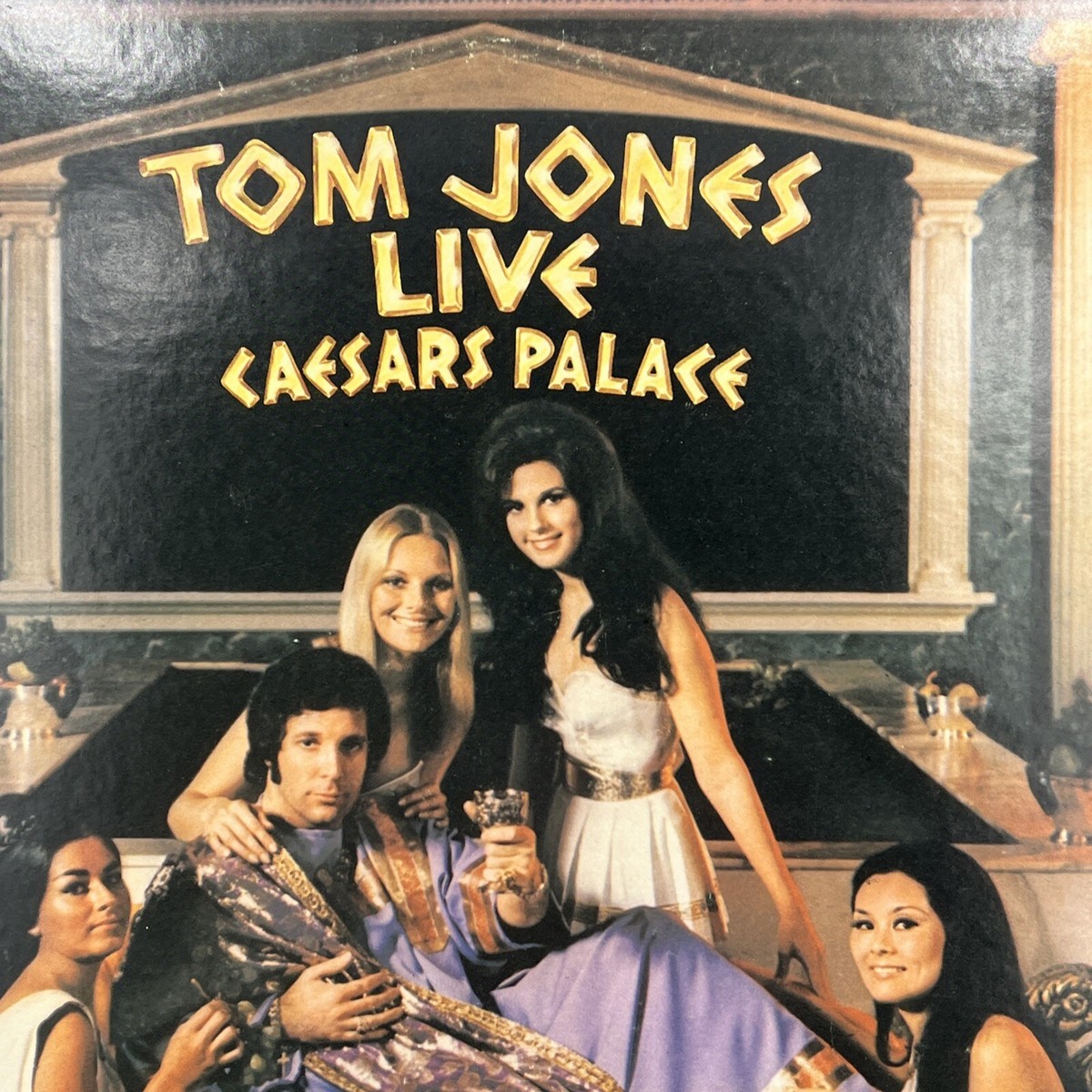 1971 Tom Jones Live Caesars Palace LP Vinyl 2-Record Set (Parrot