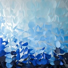 Blue ombre backdrop, Blue paper backdrop, Wedding backdrop, Birthday backdrop