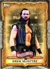 Drew McIntyre 2020 Topps WrestleMania Wrestling Card