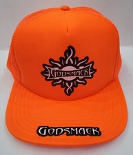 Black Death Gothic Industrial Thrash Metal Colors GS Neon Orange Trucker Adjust