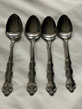 4 pc Home Concepts Renaissance Stainless Japan Teaspoon  Set 6 3/8”