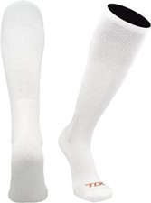 TCK Youth Unisex Prosport PTWT1 Size S White Baseball Softball Tube Socks NWT