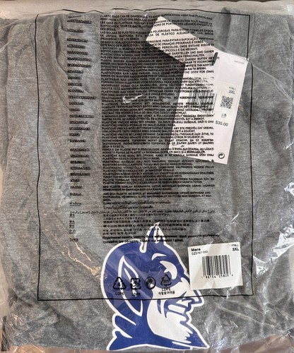 Nike T-shirt uomo Duke Blue Devils Primetime evergreen logo alternativo college (nuova) - Foto 15 di 16