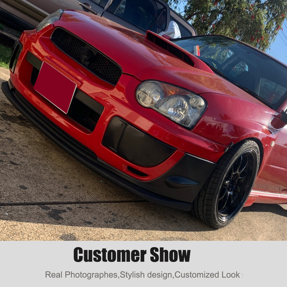 For Subaru Impreza WRX STI 2004-2005 Black Front Bumper Splitter