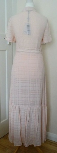 Ladies Pale Pink Emma Willis Shirt Tiered Maxi Dress UK 6,8,10,14 - Picture 4 of 11