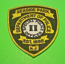 SEASIDE PARK  NEW JERSEY  SPECIAL  POLICE OFFICER  5"  POLICE PATCH