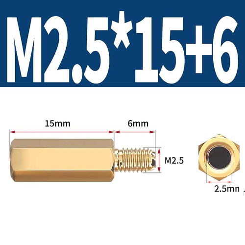 Standoff Mount Fixing Spacer Bolts Metric Standard Thread M2,M2.5,M3,M4,M5 - Picture 46 of 148