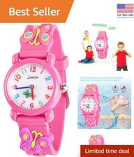 Adorable Kids Watch with Cartoon Design - Perfect Gift for Toddlers 3-12
