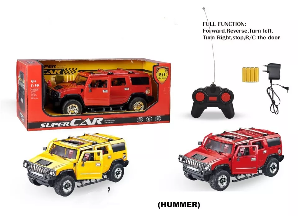 Hummer Monster Car Remote Control Openable Dr 1:16 Scal VehicleOffRoad Big Size. - Image 2 of 4