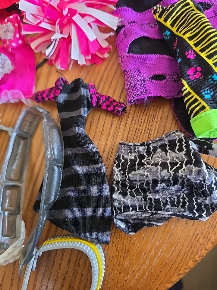 Lot Of Mattel Monster High Doll Accessories Clothes eBay