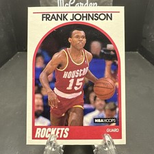 1989-90 NBA Hoops Frank Johnson #57 Houston Rockets