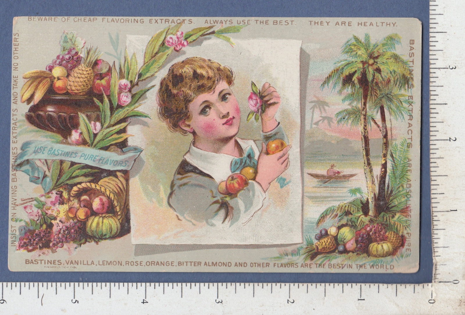 A363 Bastines extracto saborizante tarjeta comercial tienda de té de Nueva York Lockport, especias de Nueva York