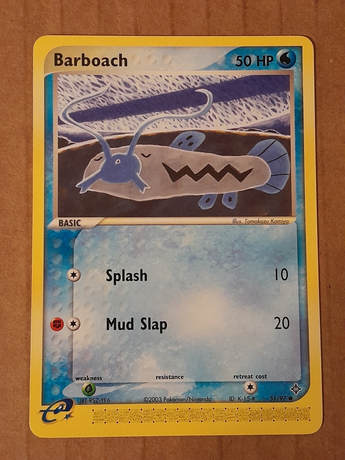 Pokemon Barboach 51/97 Ex Dragon Common NM-Mint See Pictures