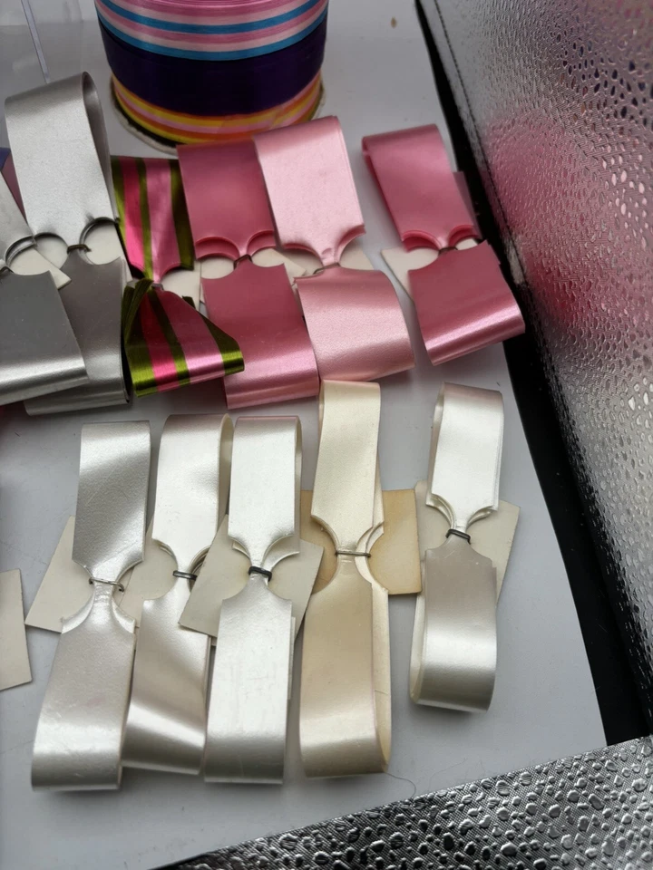 Lot Vintage  MidCentury Curling Ribbon & 30 Bows Birthday Wedding Christmas - Image 2 of 4