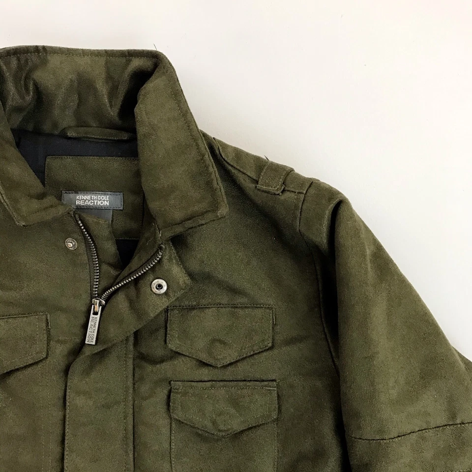 Chaqueta de gamuza sintética Kenneth Cole Reaction NIÑOS TALLA 6 abrigo para ocasiones especiales marrón Foto 3 de 4