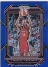 2023 Panini Prizm WNBA BLUE REFRACTOR #39 Cynthia Cooper-Dyke Houston Comets/175