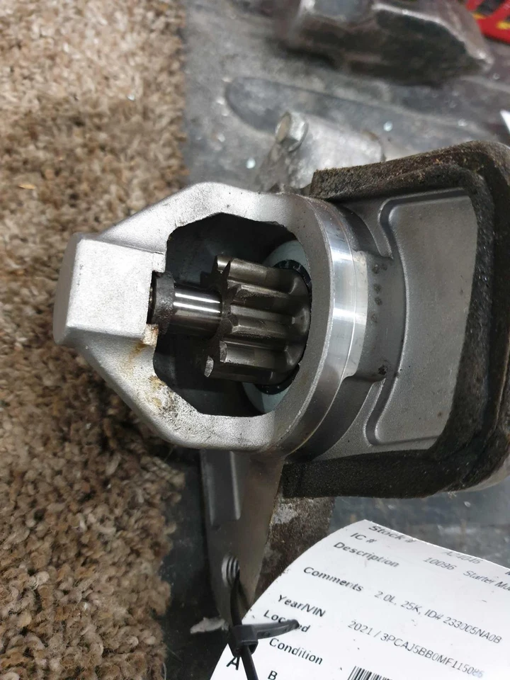 19 20 21 22 23 INFINITI QX50 OEM 2,0 L motor de arranque ID# 2333005NA0B --36 K-- Foto 2 de 4