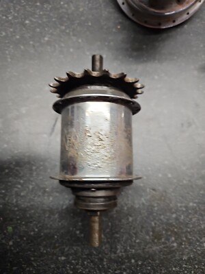 Vintage Sturmey Archer K7 Type 3 Speed Bicycle Hub 40H Early Veteran ...