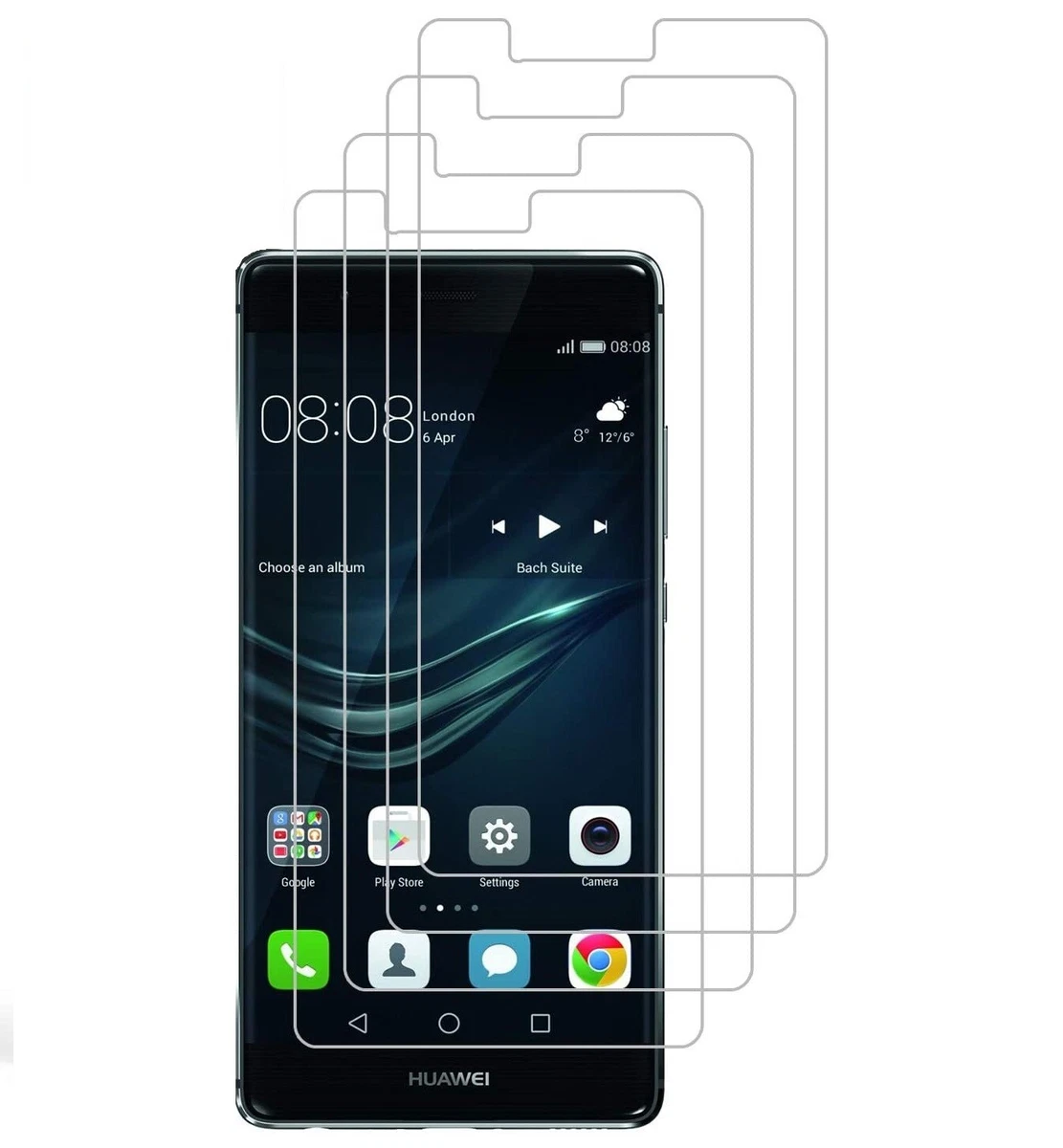Akashi 9H Screen Protector Huawei P40 Lite - Bordo Nero Anti-Graffio