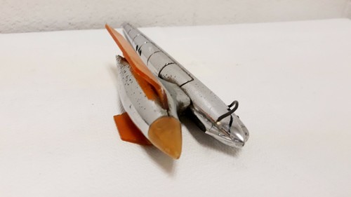1941 Oldsmobile Bullet Rocket Hood Ornament Modified 414585 OEM - Picture 4 of 12