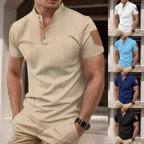 Men's Summer Loose Fit Sports Casual Style Short Sleeve T Shirt