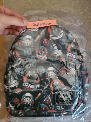 Loungefly Disney Mini Backpack Star Wars Dark Side Bounty  display picture 1