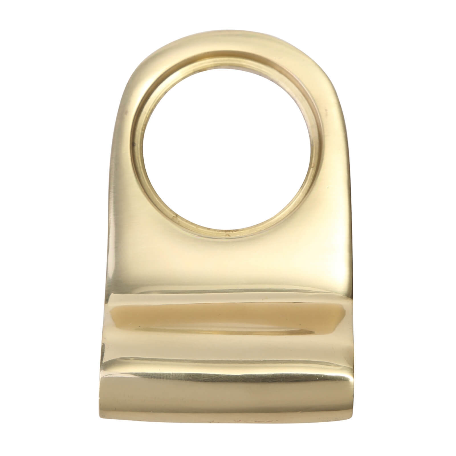 Sandleford Cylinder Pull with a Polished Brass Finish