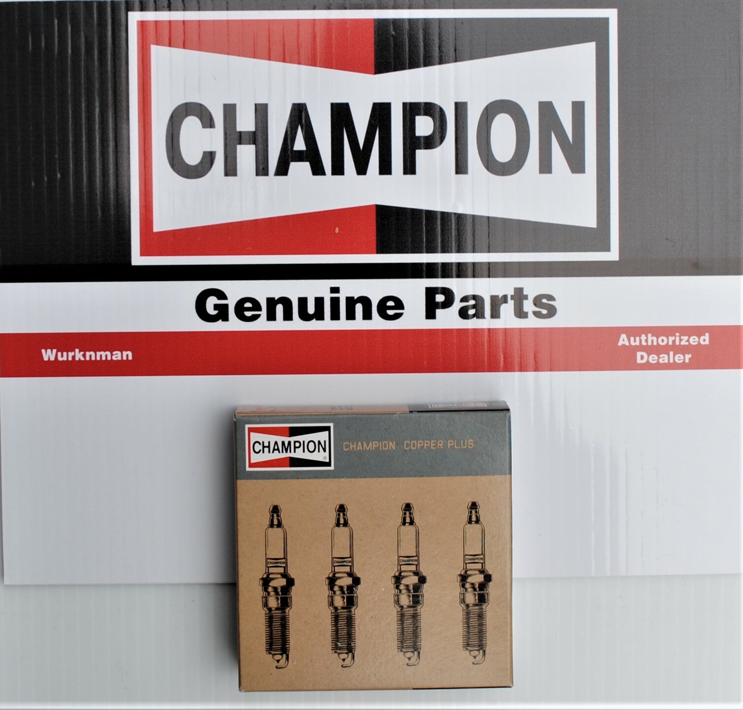 4 pack of Genuine Champion Spark Plugs QC12YC Engine fits Briggs Kohler