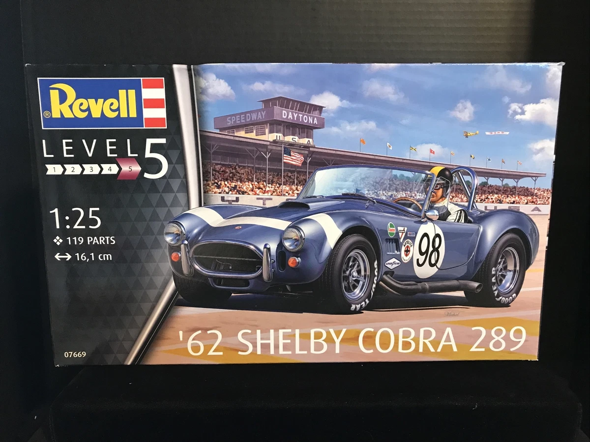 REVELL 07669 62 SHELBY COBRA 289 MODEL KIT NIB 1 25 SCALE eBay