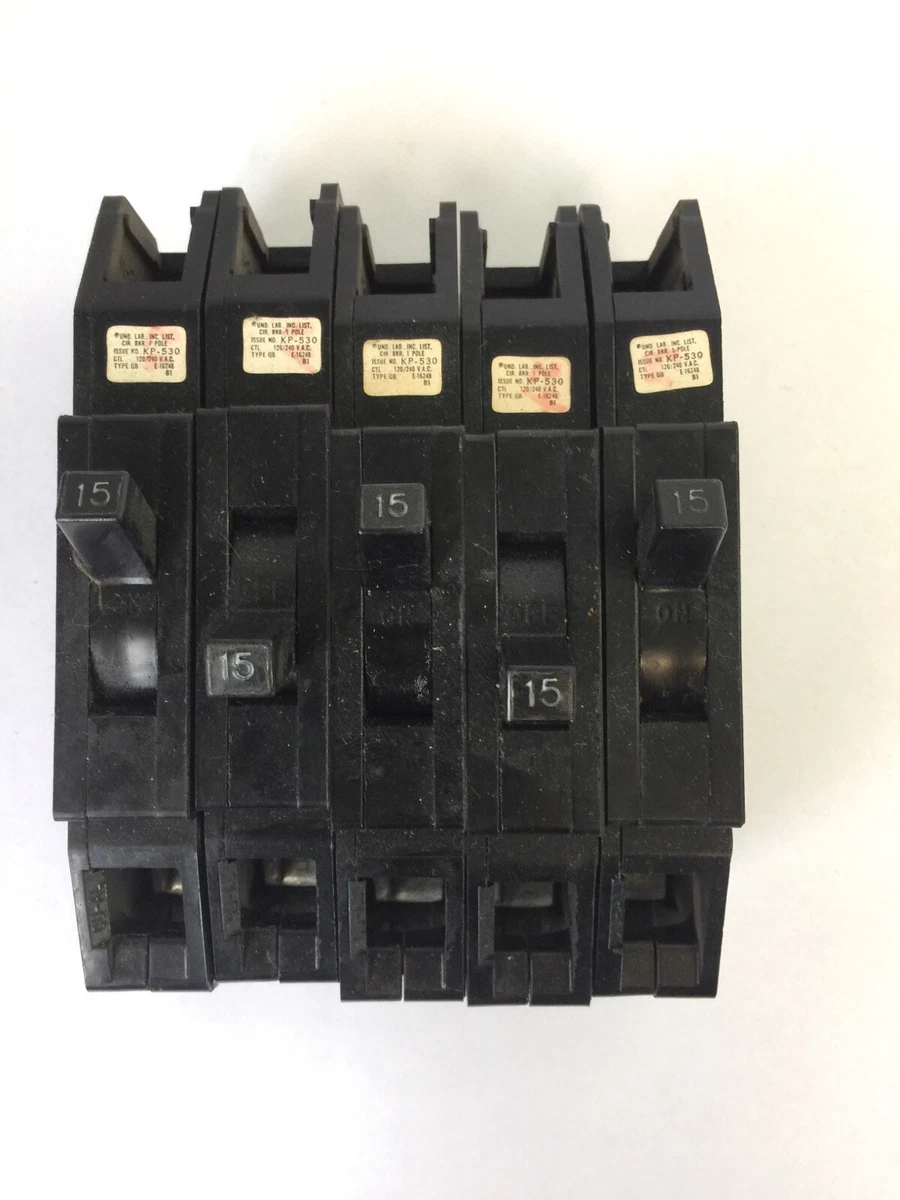 Square D 20 Amp 1pole Type XO Circuit Breakers 11 With, 44 OFF