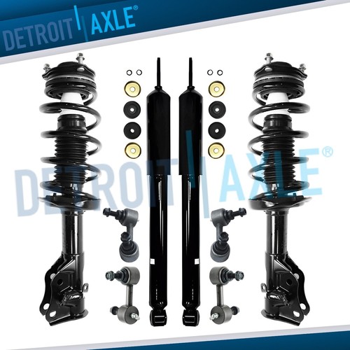 Complete Front & Rear Sway Bar Link Set For 2006-2011 Honda Civic - 4-Piece Kit, 10 Year Warranty