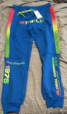 Staple Size Large Men's Blue Daybreak Sweatpants. New With Tags. MSRP-$68
