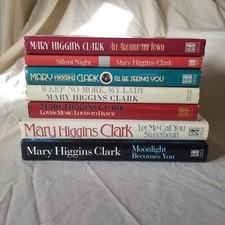 7 Mary Higgins Clark Hardcovers