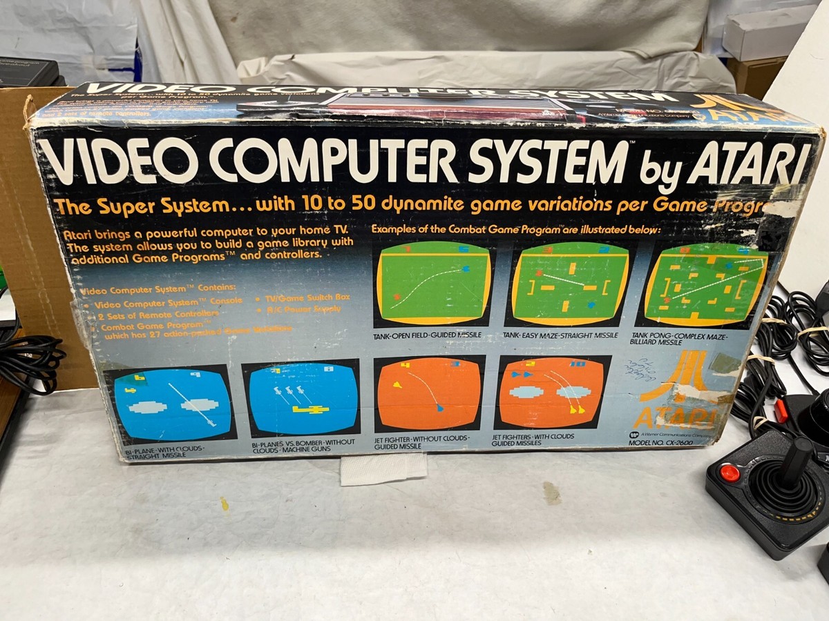 1977 ATARI VCS Launch Console System Heavy Sixer Original